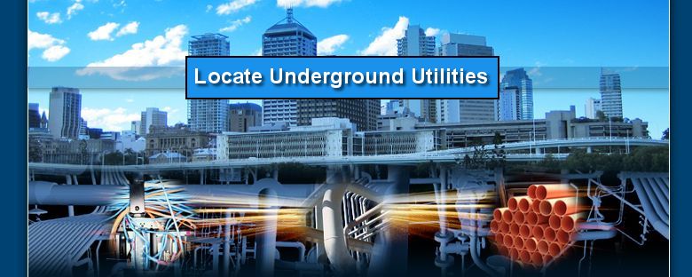 Locate underground utilities 